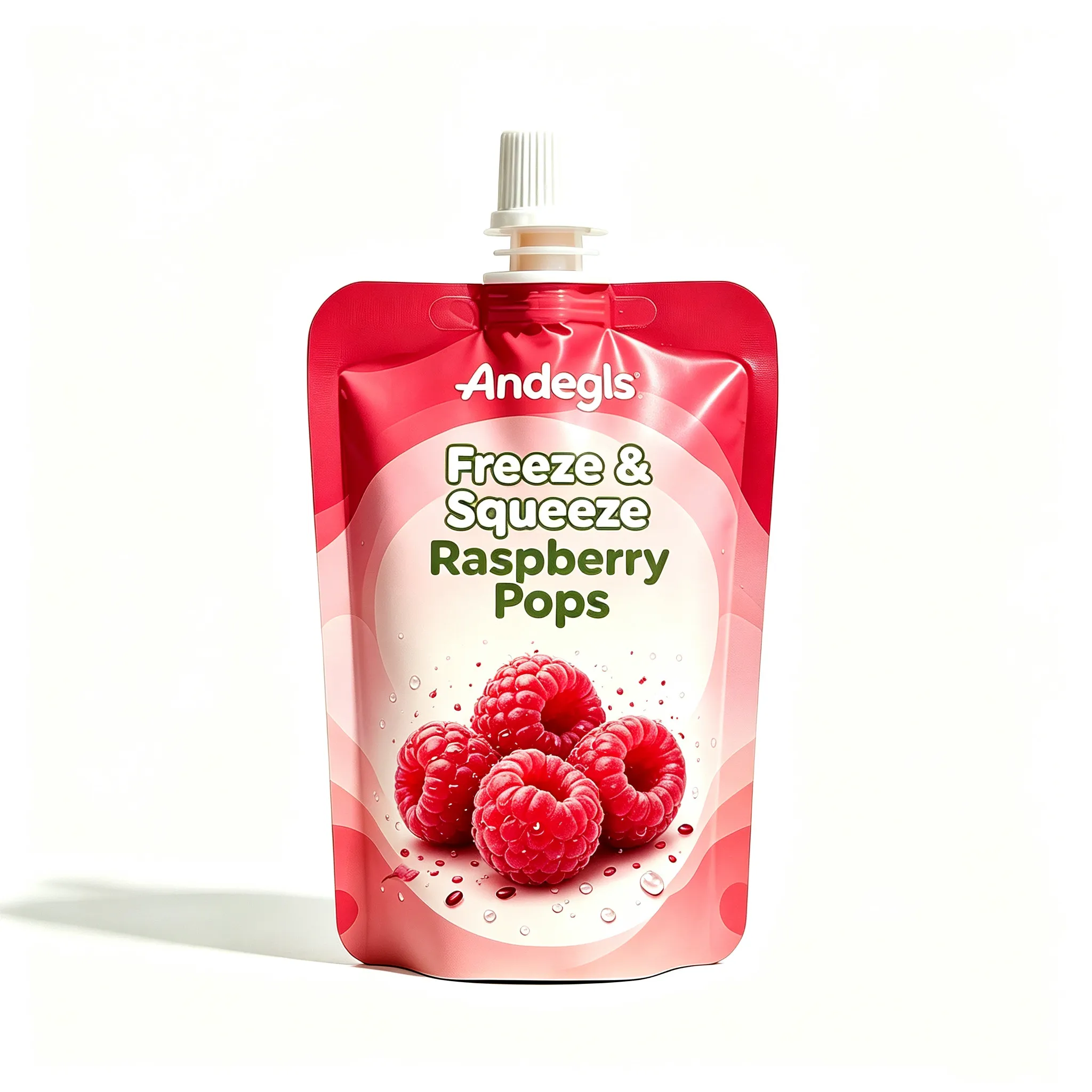 Andegls Freeze & Squeeze Raspberry Pops
