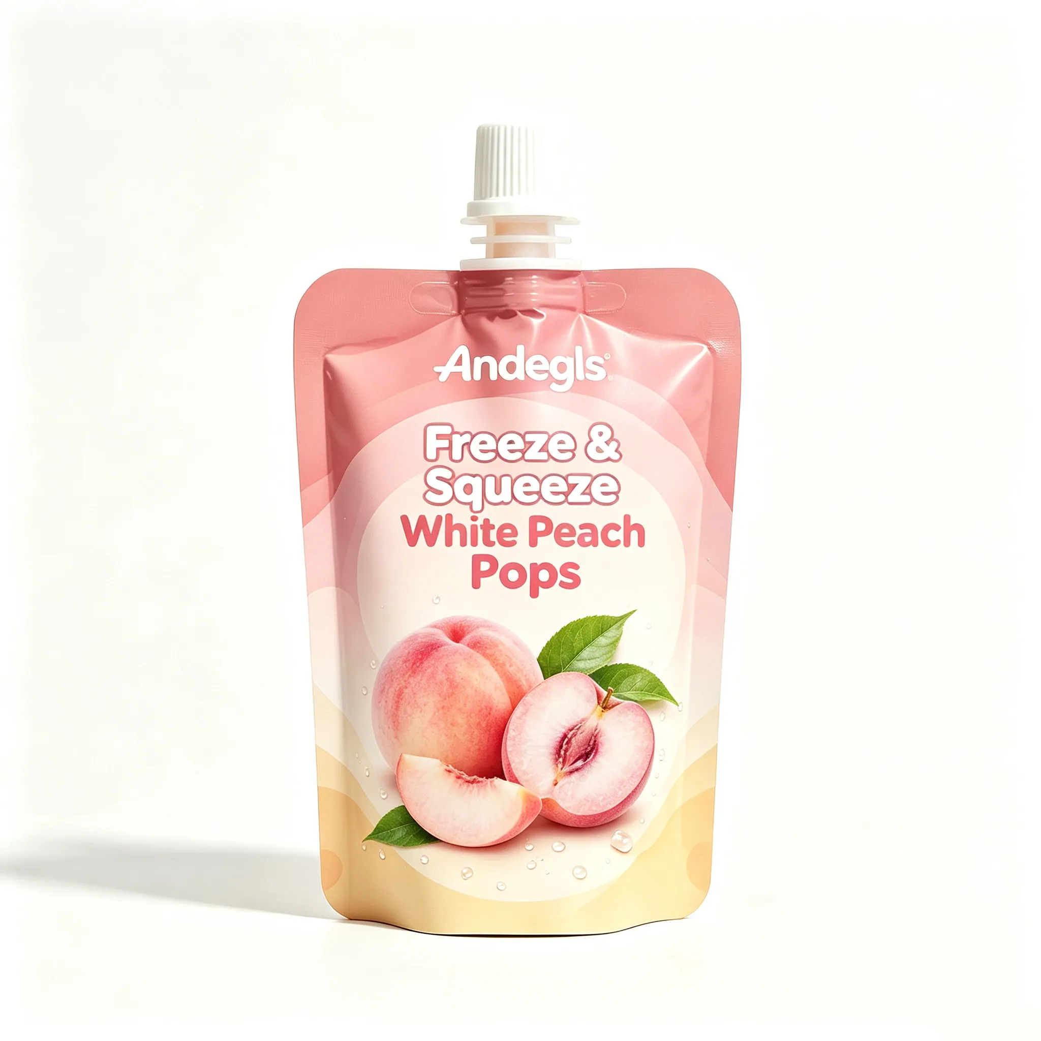 Andegls Freeze & Squeeze White Peach Pops
