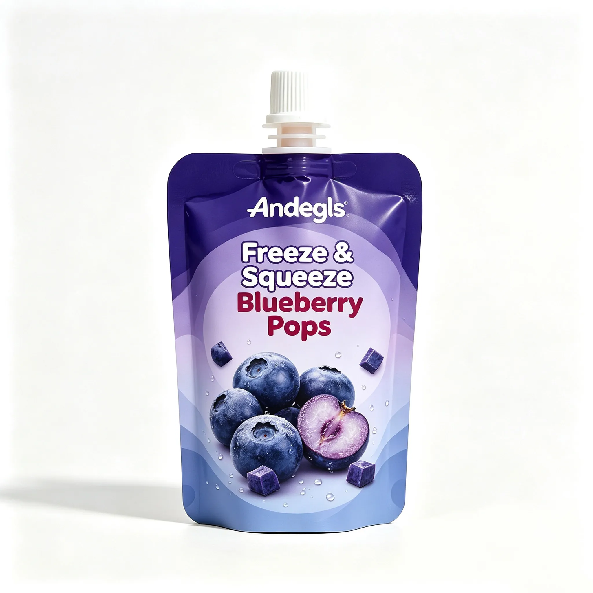Andegls Freeze & Squeeze Blueberry Pops